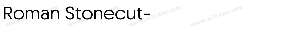 Roman Stonecut字体转换